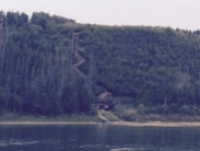 Wolf Willow Stairs across the Fort Saskatchewan River